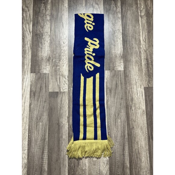 UC Davis Aggies Sports Scarf Gold Blue # Go Ags Aggie Pride Bubly - Picture 3 of 7